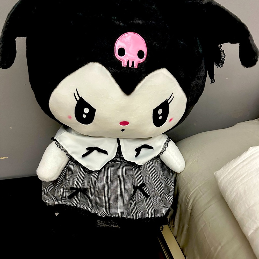 Kuromi is a really big plush